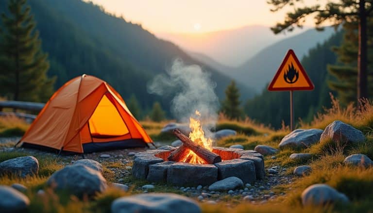 Feux et bivouac : la réglementation par pays